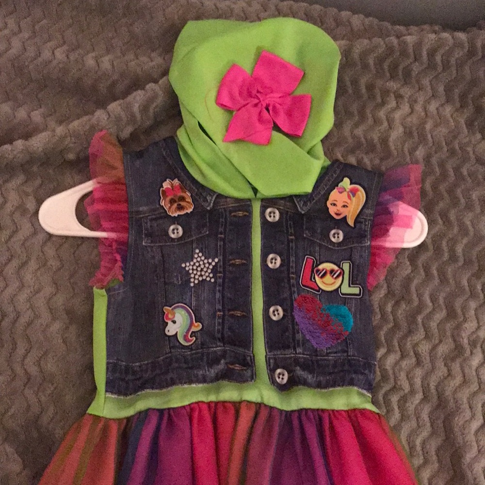 Little Girl Jo Jo Dress and Shoes